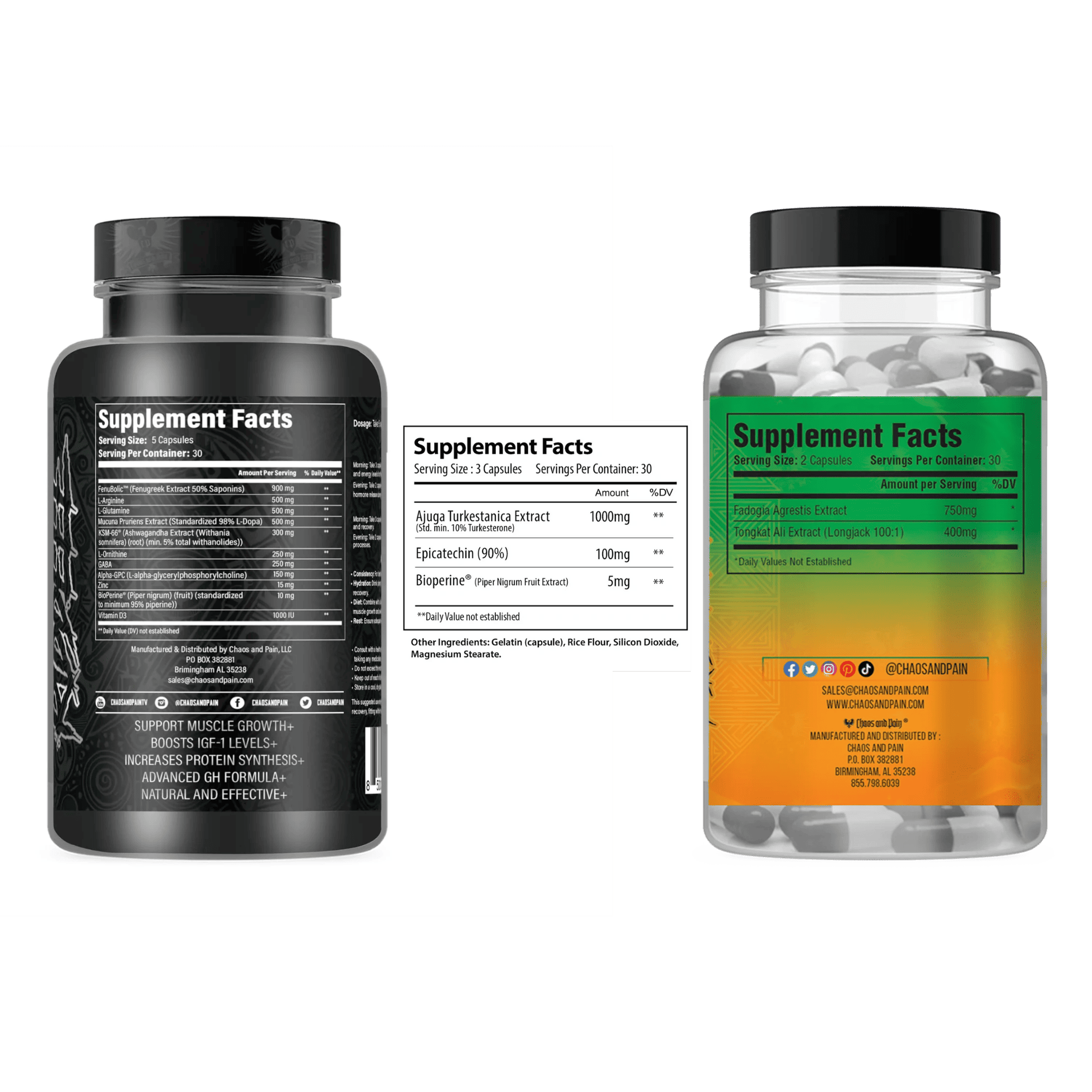 Testosterone and Growth Hormone Power Trio