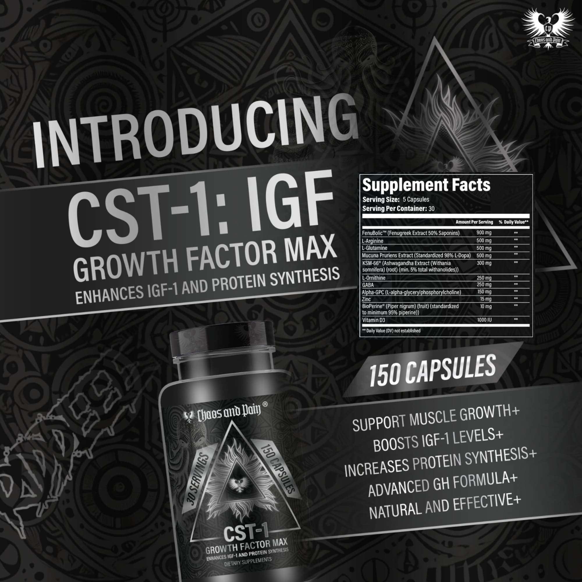 introducing the cst-1 igf supplement facts