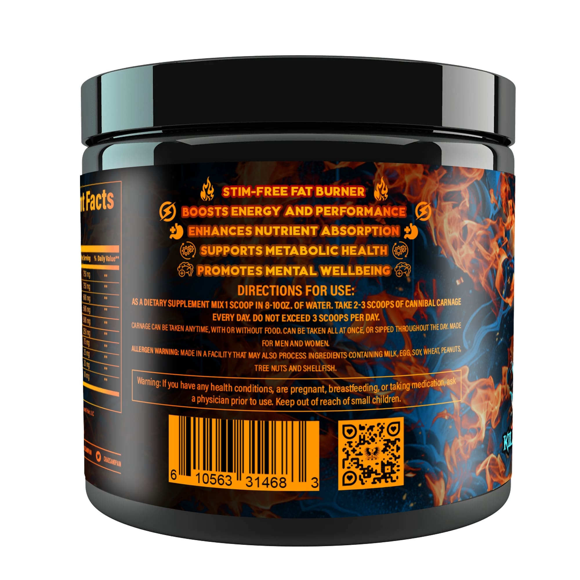 Cannibal Carnage - Non-Stim Fat Burner