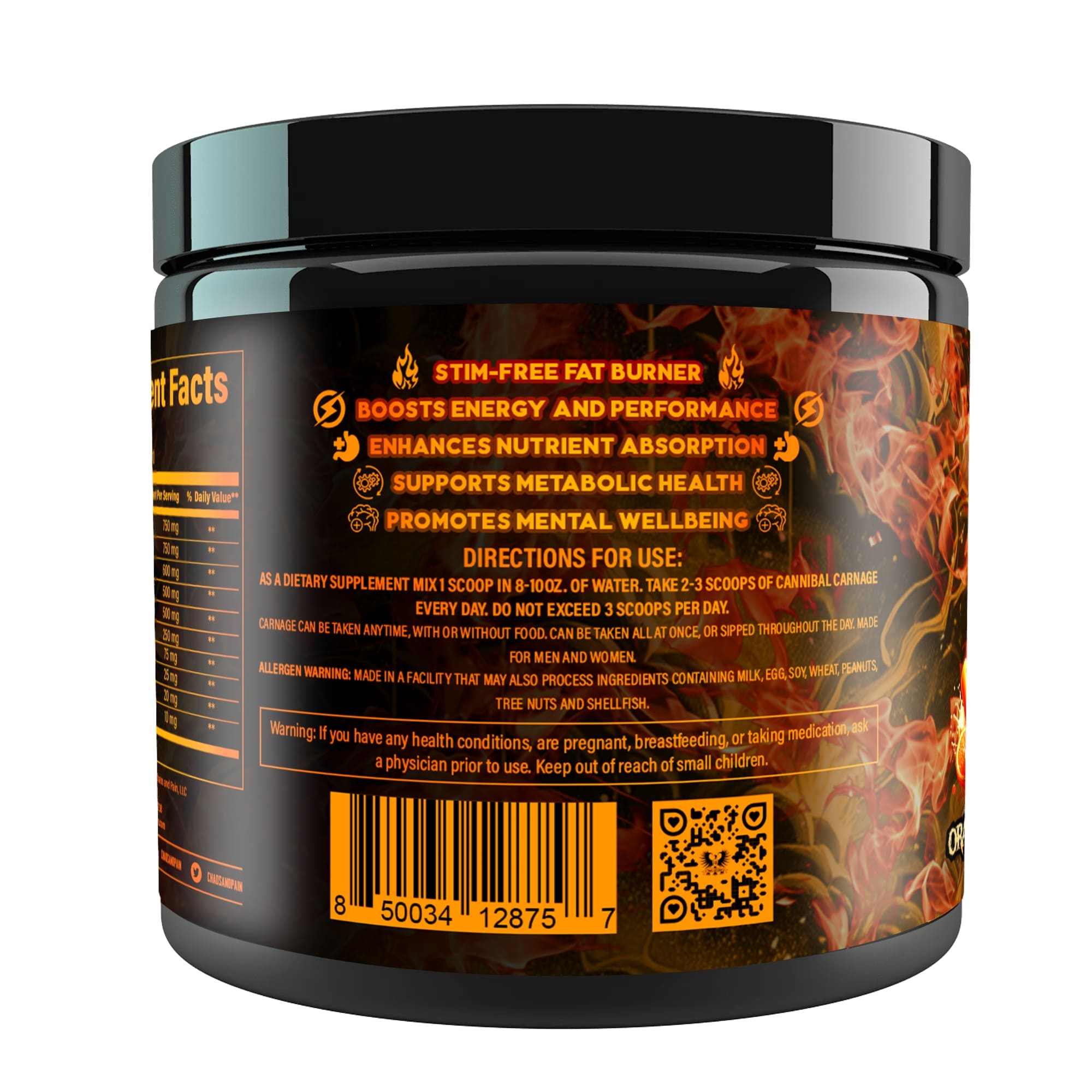 Cannibal Carnage - Non-Stim Fat Burner