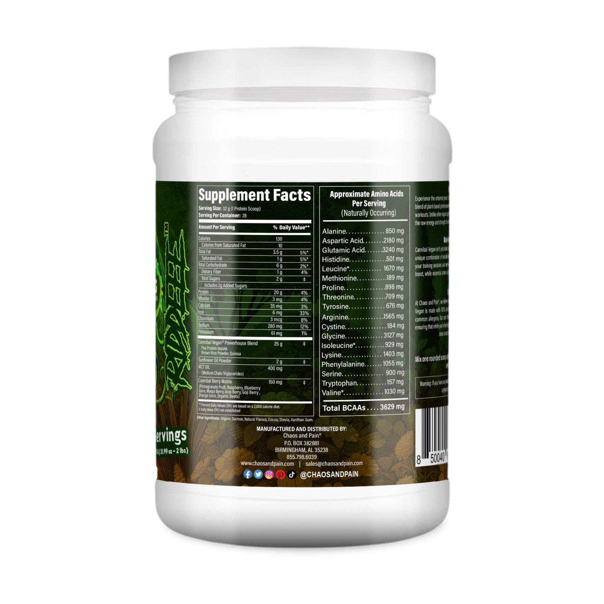 Cannibal Vegan - Premium Protein Blend