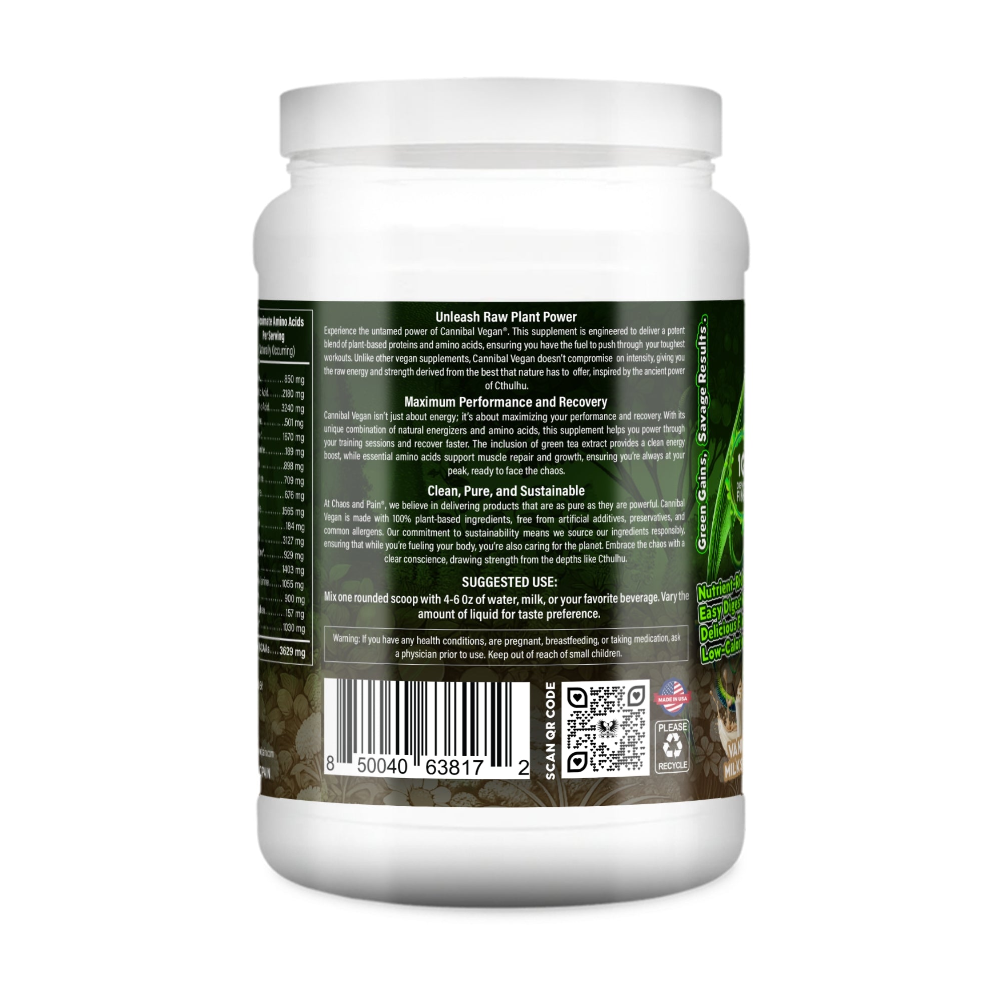 Cannibal Vegan - Premium Protein Blend